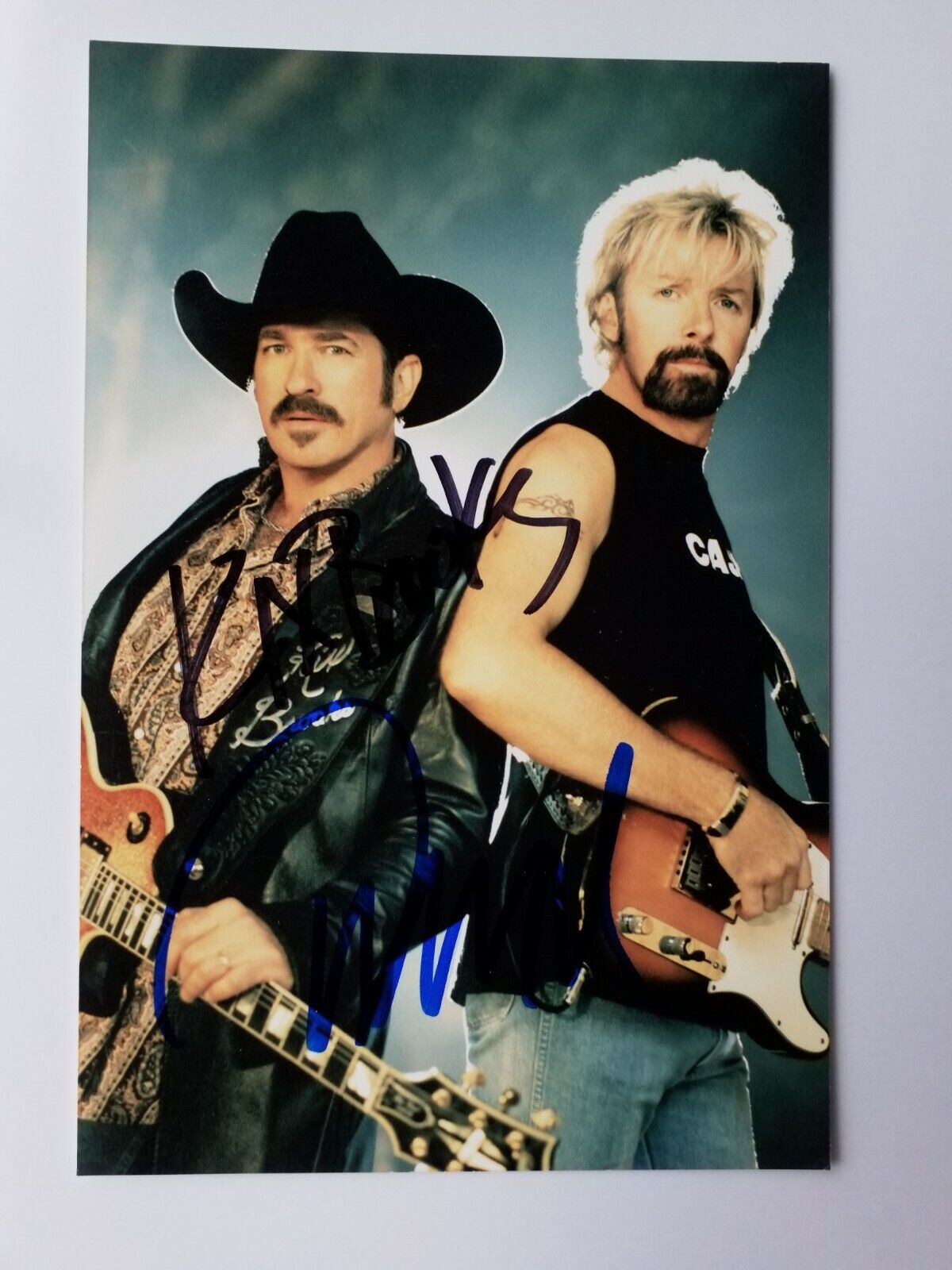 BROOKS & DUNN Signed Authentic AUTOGRAPH 4 x 6 Photo Poster painting