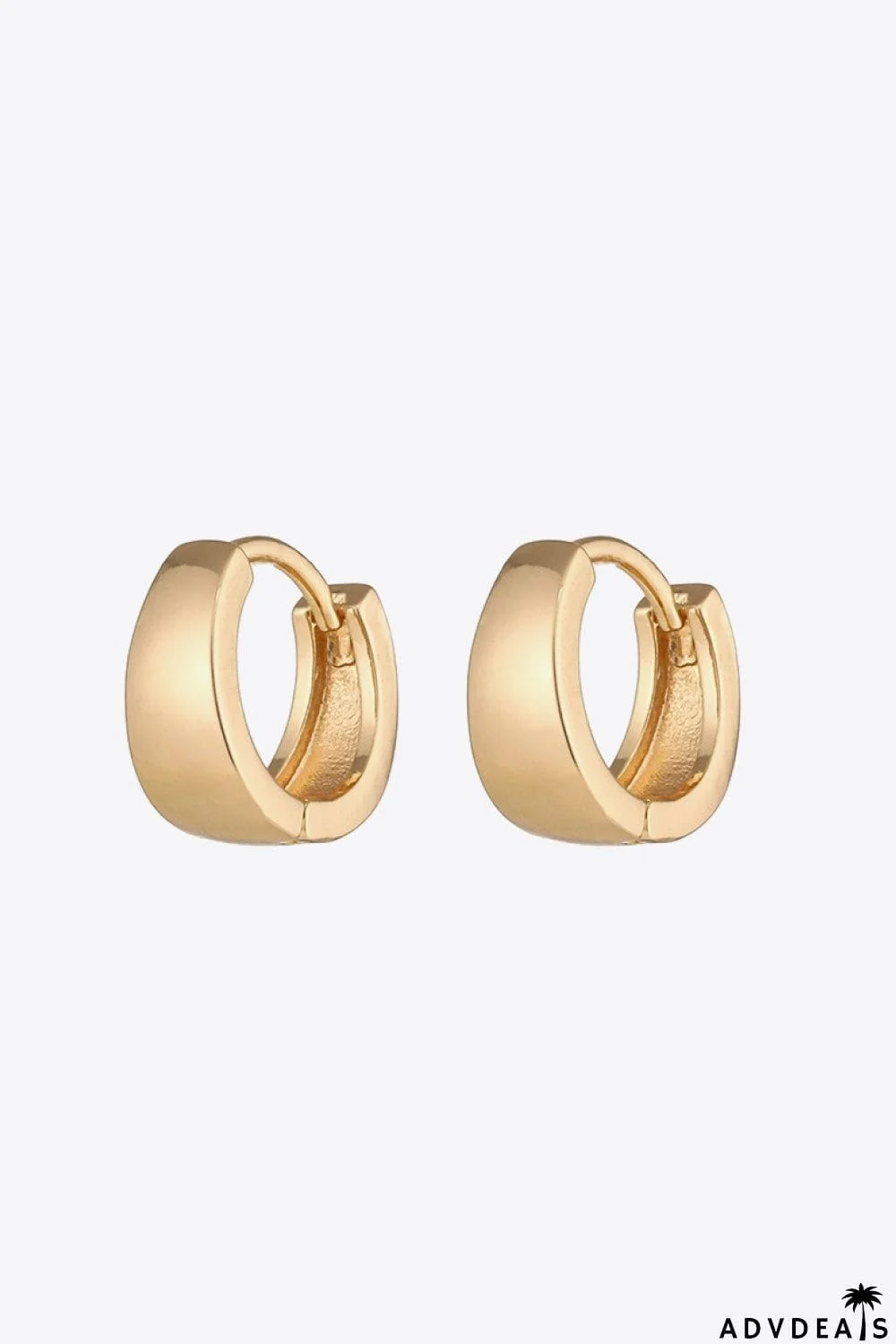 Minimalist Copper Wide Earrings