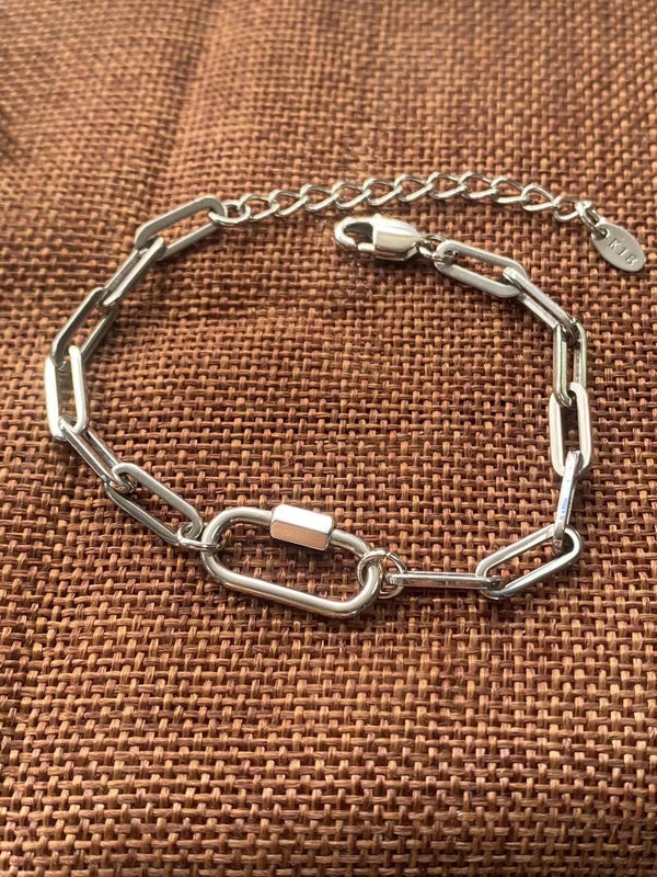 1 Piece Titanium Steel 40+5cm Jewelry Accessories