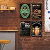 4PCS Alcohol - Metal Tin Signs Set(8*12Inch/12*16Inch) - Bar