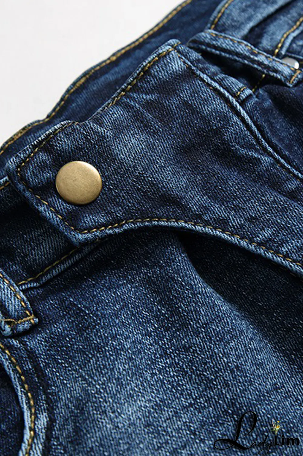 Black Gray Street Patchwork Make Old Fold Bottoms