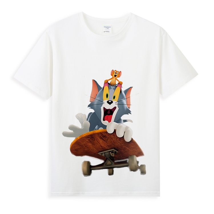 Tom And Jerry Anime Custom Classic T-Shirts