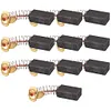 10pcs Carbon Brush Electric Hammer Angle Grinder Graphite Brush Replacement Tool