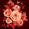 >SALE<Rose Butterfly 5D DIY Diamond Painting Special-shaped Partial Drill Art (YXC407)