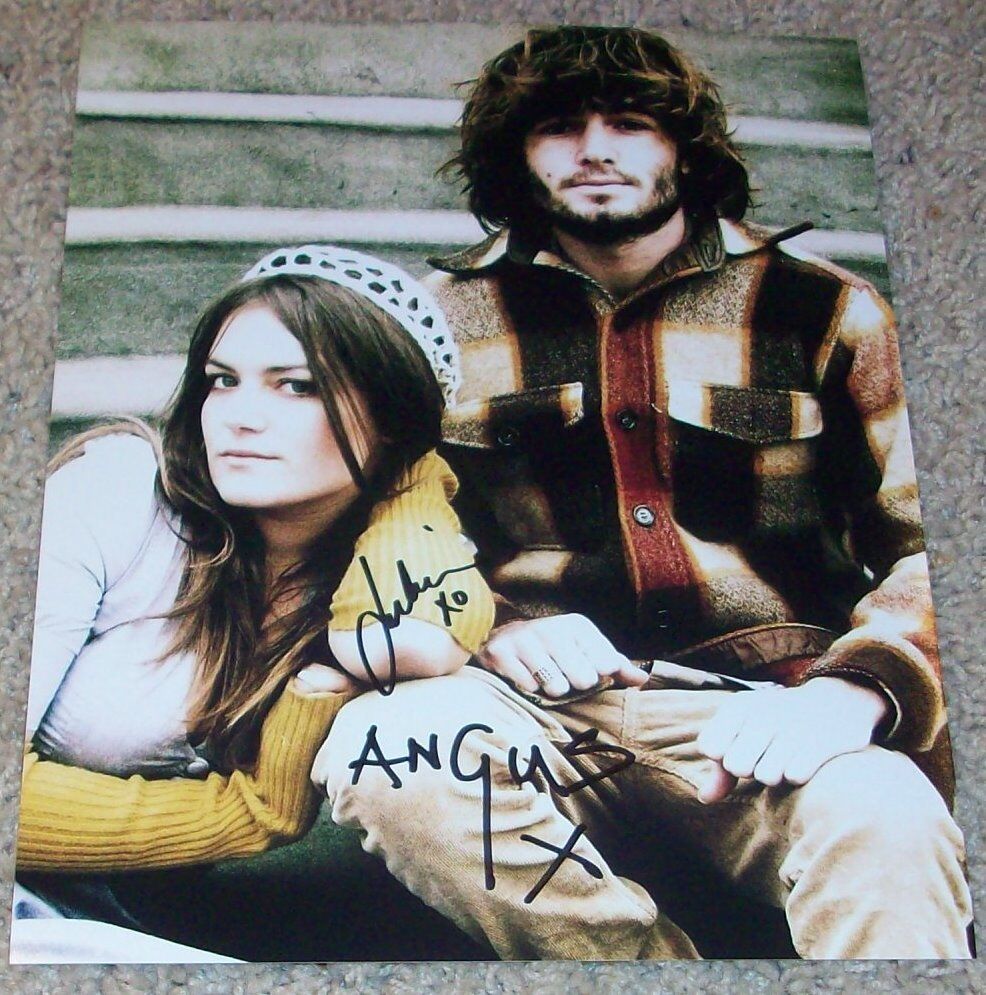 ANGUS & JULIA STONE BAND SIGNED AUTOGRAPH 8x10 Photo Poster painting K w/PROOF