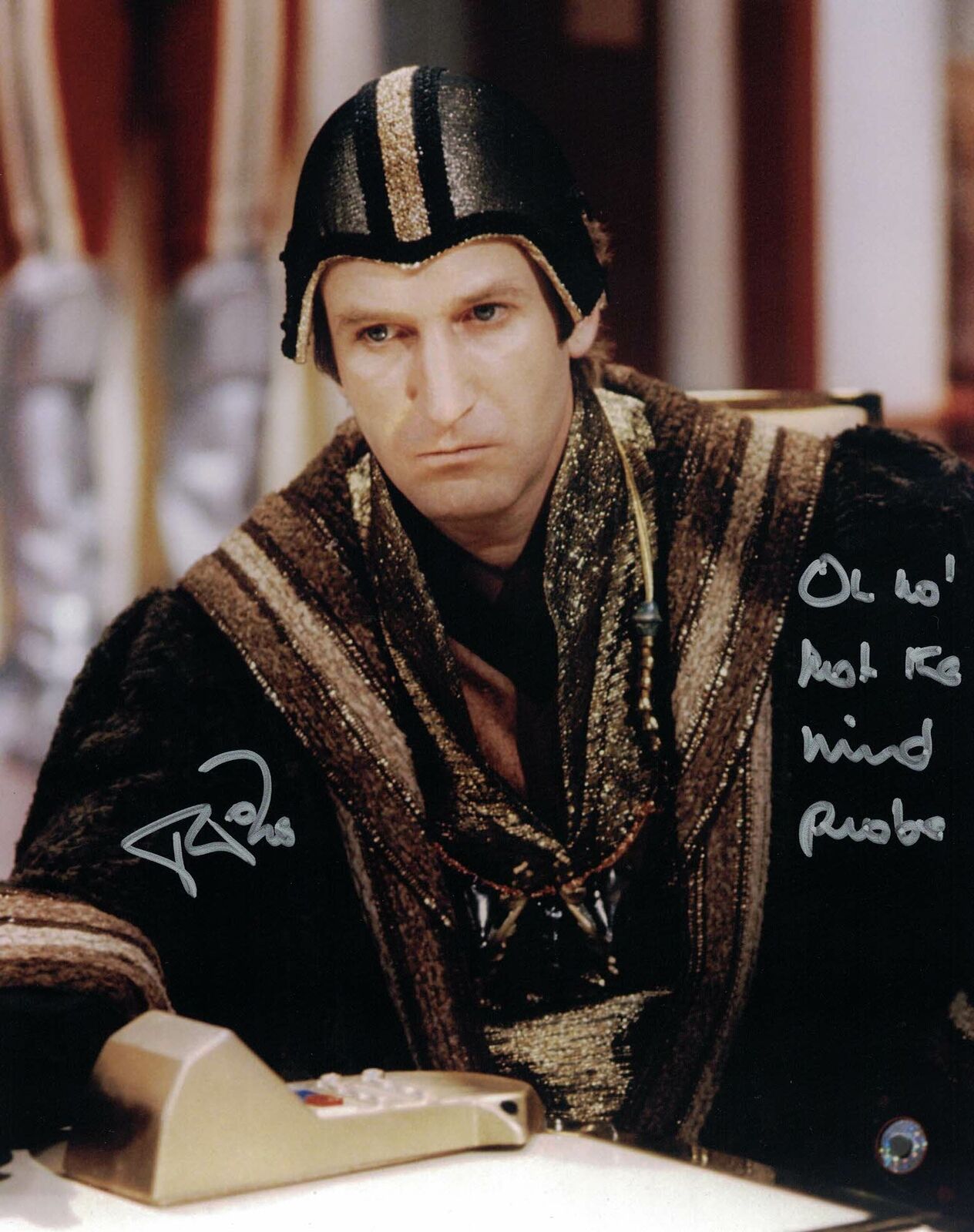 PAUL JERRICHO - The Castellan in Doctor Who - hand signed Photo Poster painting