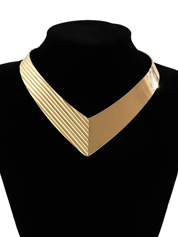 Irregularity Asymmetric Solid Color Necklaces Accessories