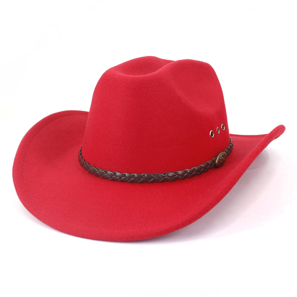 New style Western cowboy hat with a wide brim