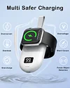 Portable Watch Charger, 2500mAh iWatch Charger Fast Charging, Portable Watch Wireless Charger