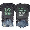 No One Like Us We Don't Care Tee