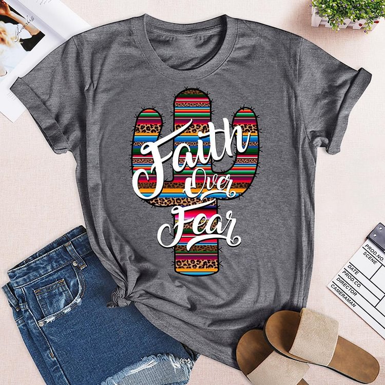 ANB - Faith Cactus Retro Tee-05808