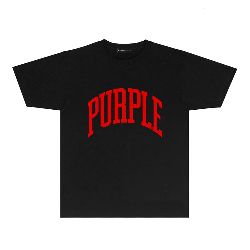 Purple 2023 new fashion T-shirt short sleeves