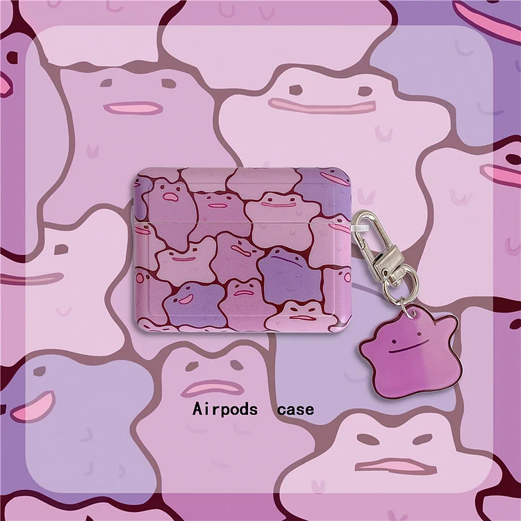 Pokemon Ditto Kawaii AirPods Case weebmemes