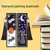 2pcs Creative DIY Diamond Painting Bookmark Special Leather Tassel Kits