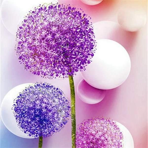 Diamond Painting - Full Round/Square Drill - Dandelion(30*40 - 50*60cm)
