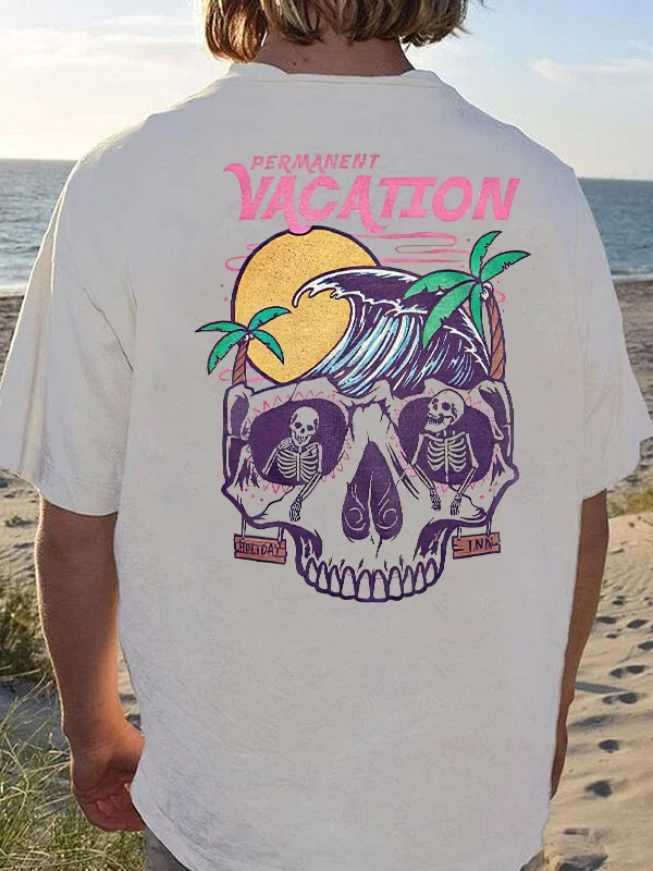 Permanent Vacation Printed Men's T-shirt