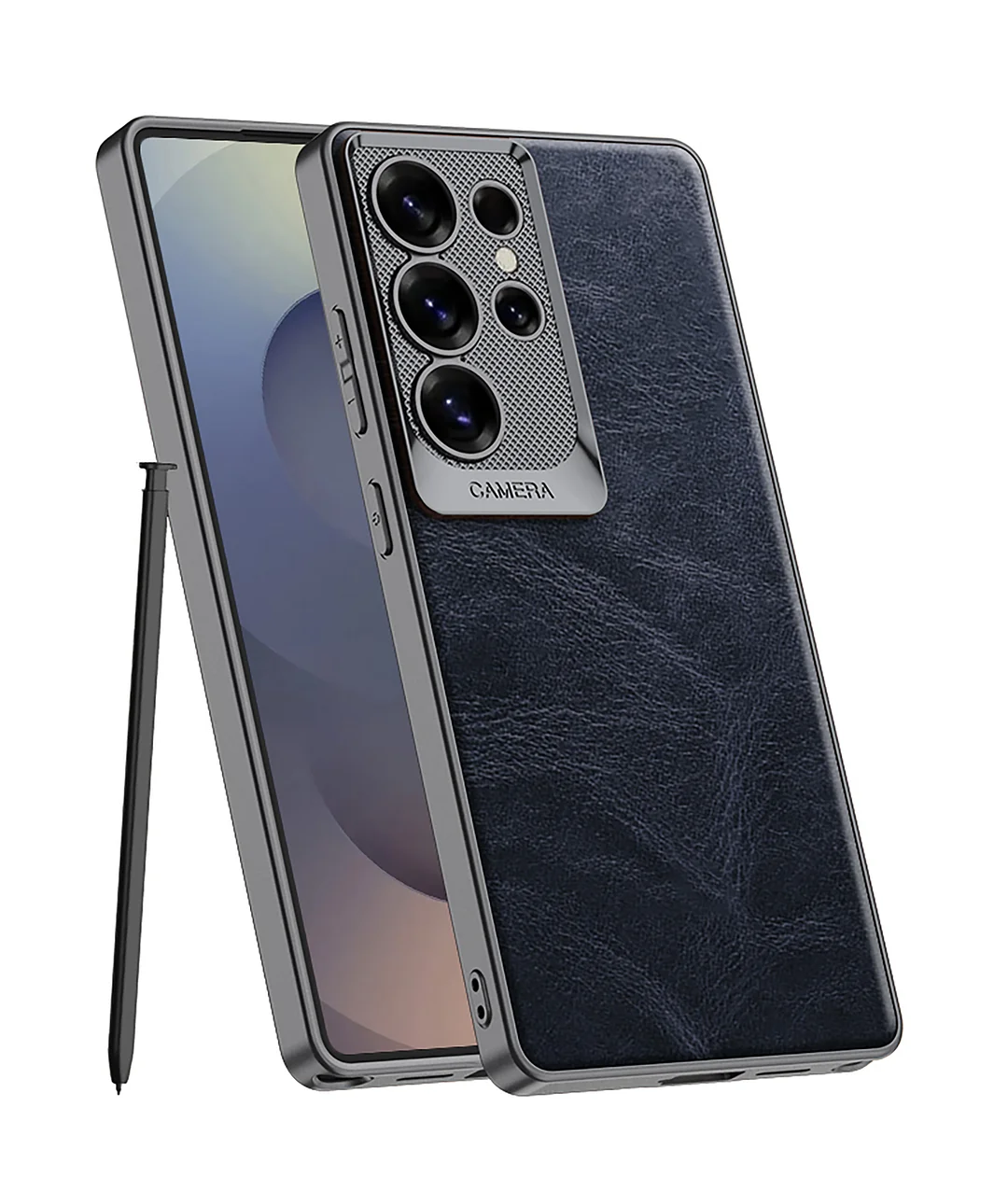 Hot Sale Shockproof Electroplated Soft TPU PU Leather Phone Case for Samsung Galaxy S23 Ultra S24 S24Ultra S25 Ultra