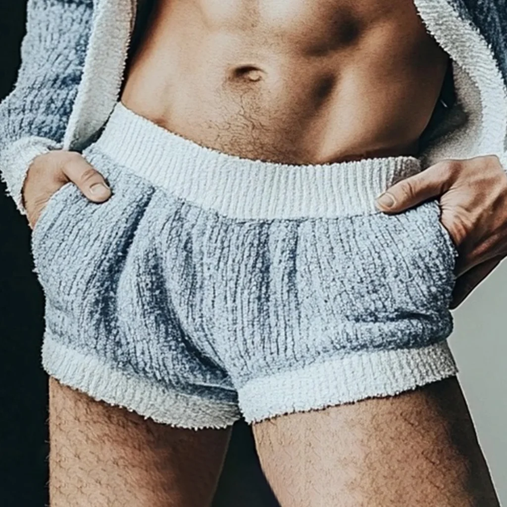 Mens Knitted Shorts-inspireuse