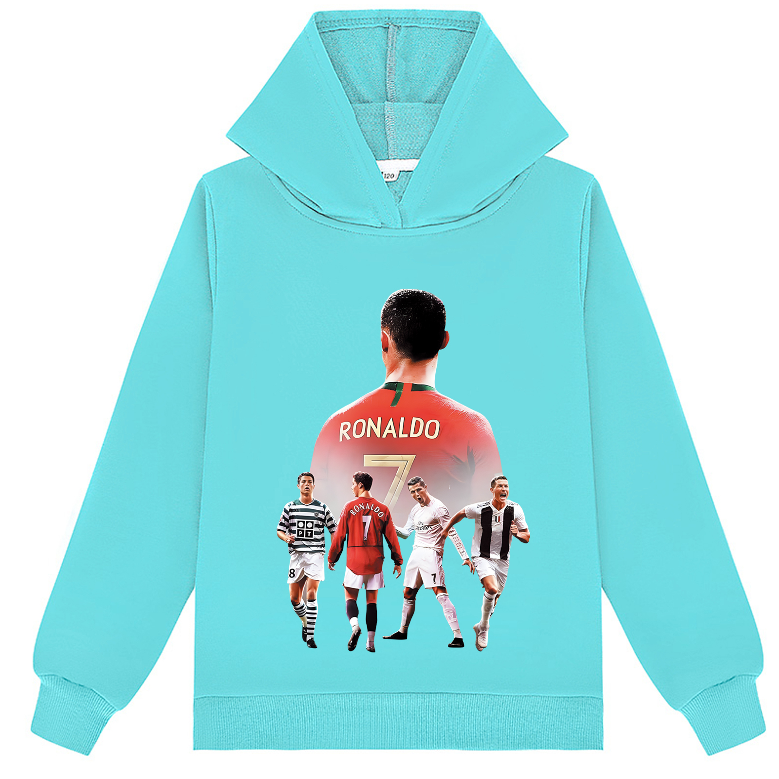 Mayoulove Cristiano Ronaldo Hoodie for Kids - Stylish Soccer Sweatshirt for Boys  Girls, Trendy Sports Apparel-Mayoulove