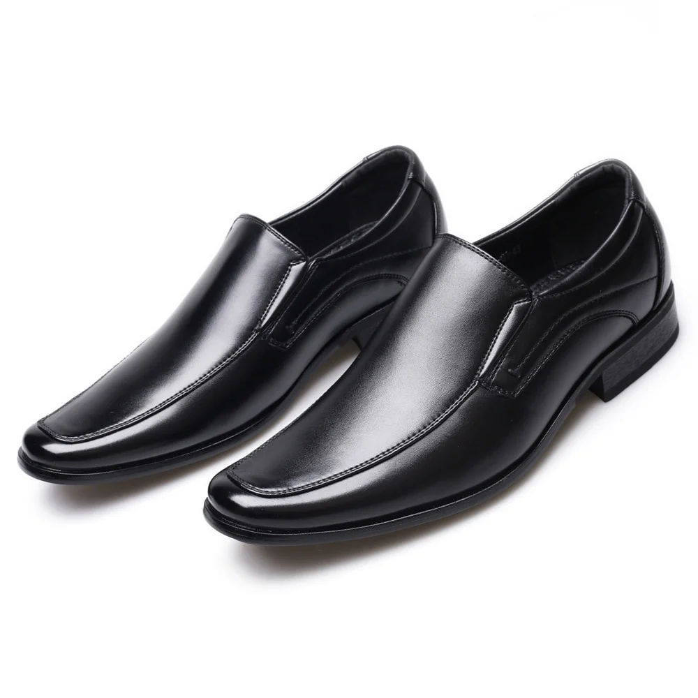 Canrulo Business Men's Dress Shoes Fashion Elegant Formal Wedding Shoe Men Slip on Office Oxford Shoes for Men Туфли мужские