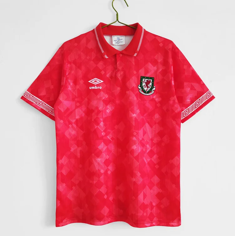 1990/92 Wales home retro jersey 1:1 Thai quality