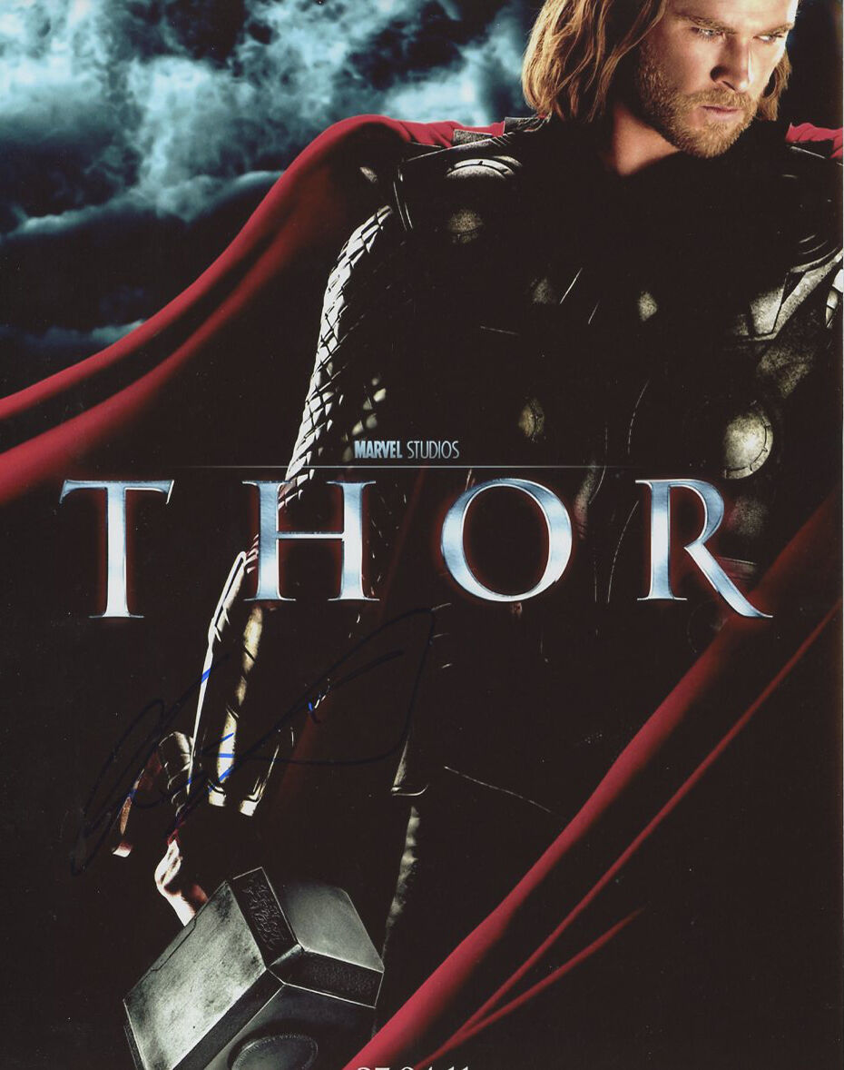 CHRIS HEMSWORTH signed autographed THOR 11x14 Photo Poster painting