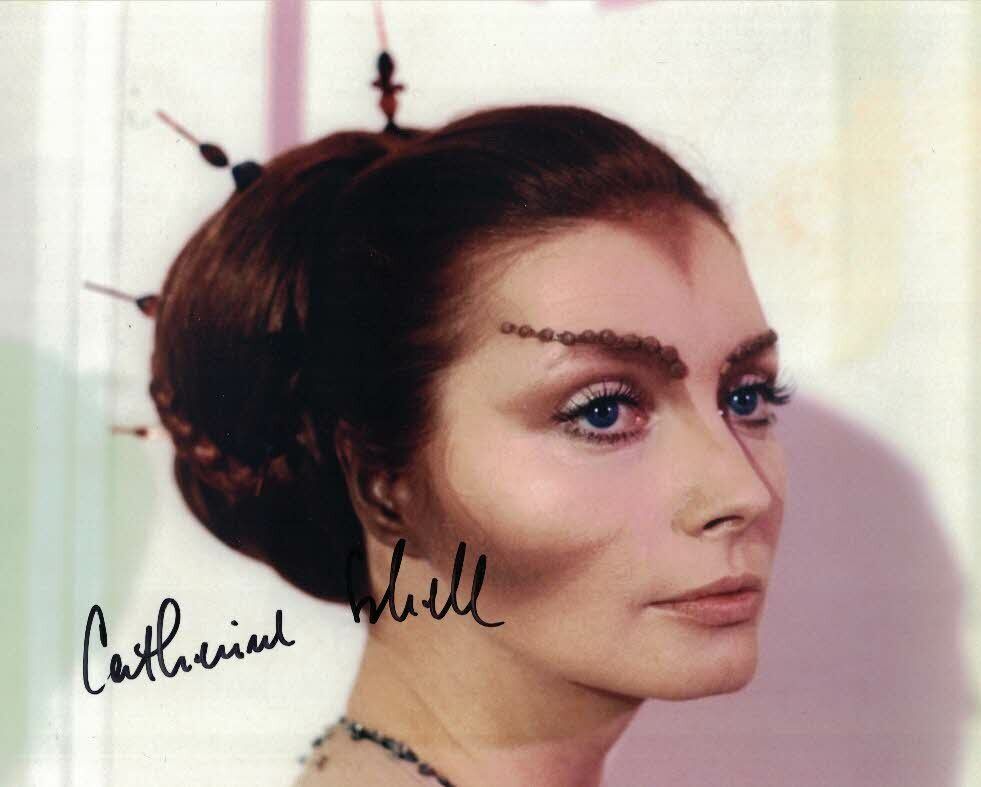 CATHERINE SCHELL - Maya in Space 1999 hand signed 10 x 8 Photo Poster painting