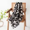 Stylish Cow Pattern Autumn Winter Shawl Scarf