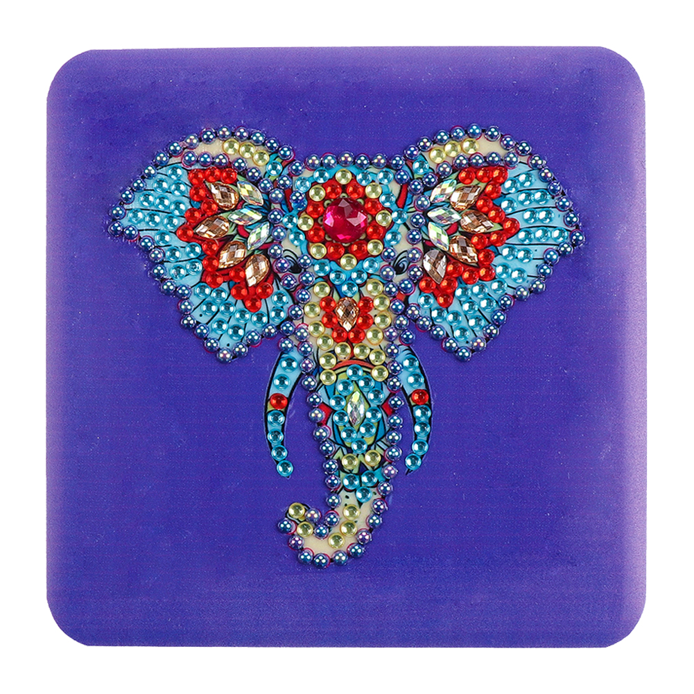

Elephant Veiling - 5D DIY Craft Storage Box - 11*11CM, 501 Original