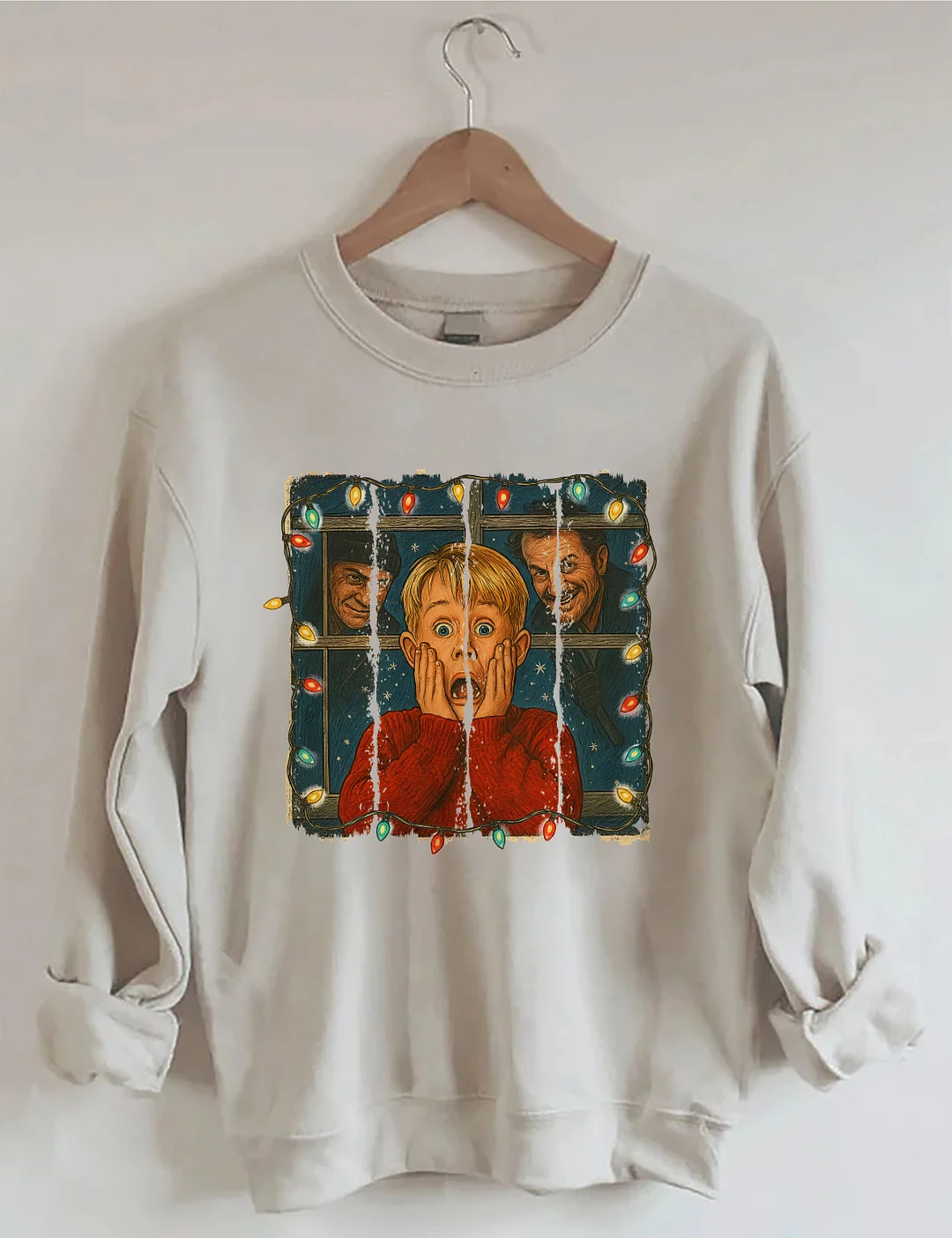 Retro Christmas Characters Sweatshirt