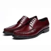 Mens Genuine Leather Brown Shoes