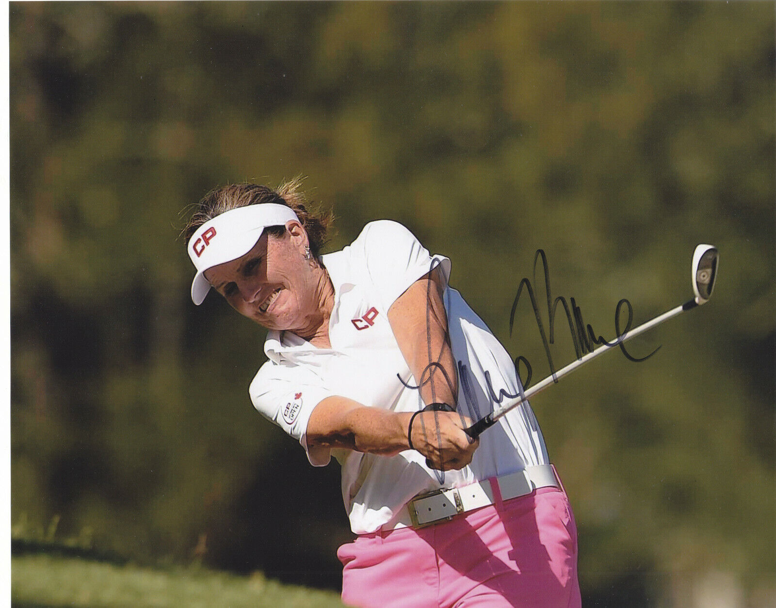 LORIE KANE SIGNED AUTOGRAPHED LPGA CANADA GOLF 8X10 Photo Poster painting