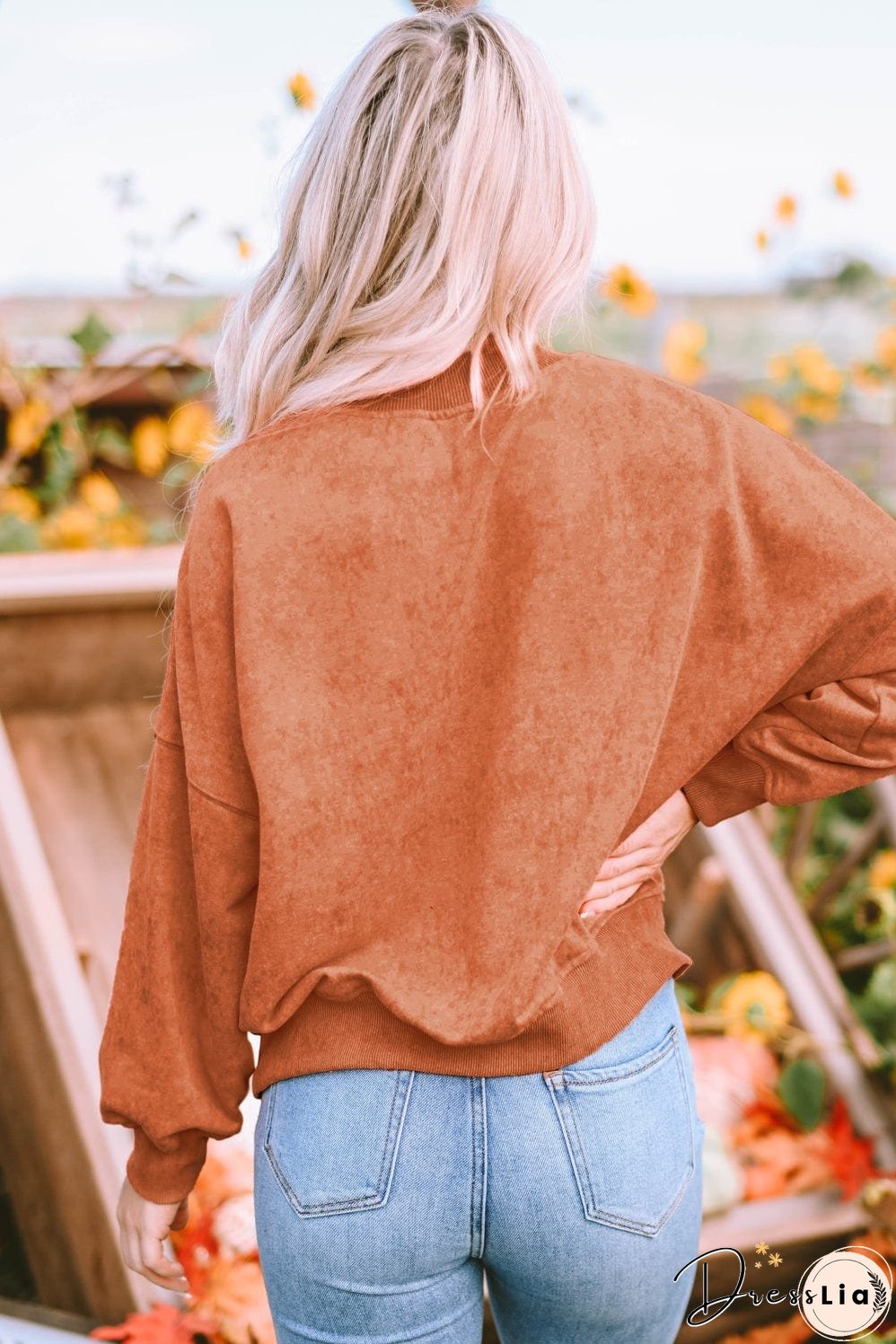 Stylish Crew Neck Pullover Sweater