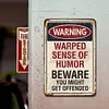 Warning - Vintage Metal Signs - 30*40cm - Warning
