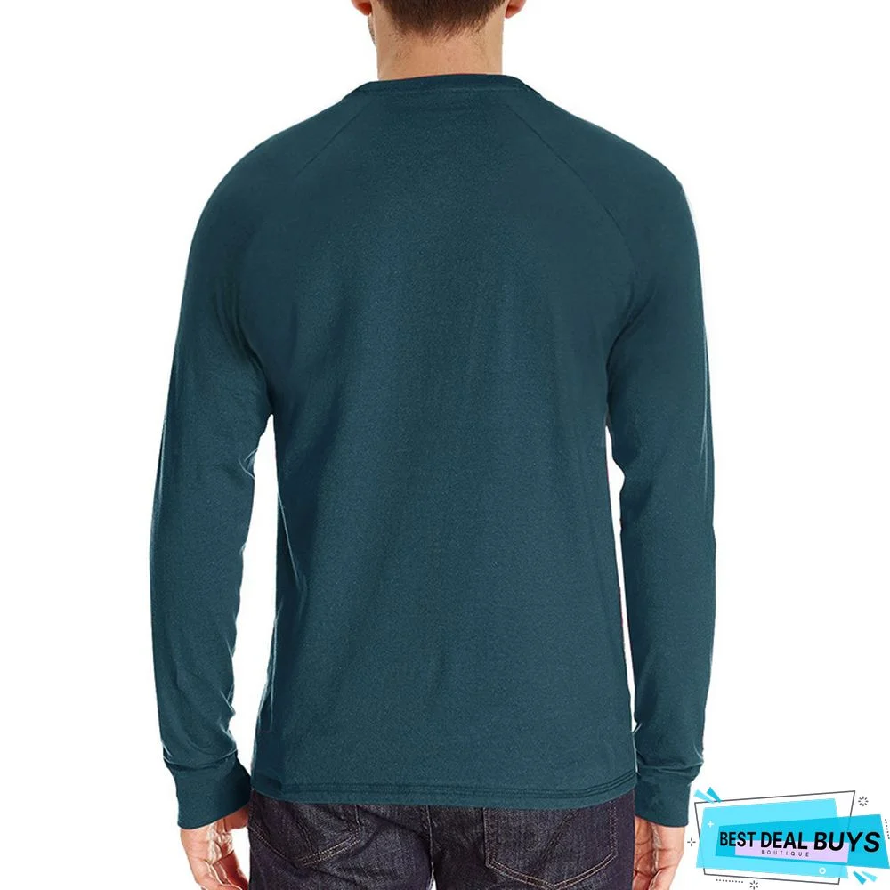 Men's Wear Long Sleeve T-Shirt Round Neck Bottoming Shirt