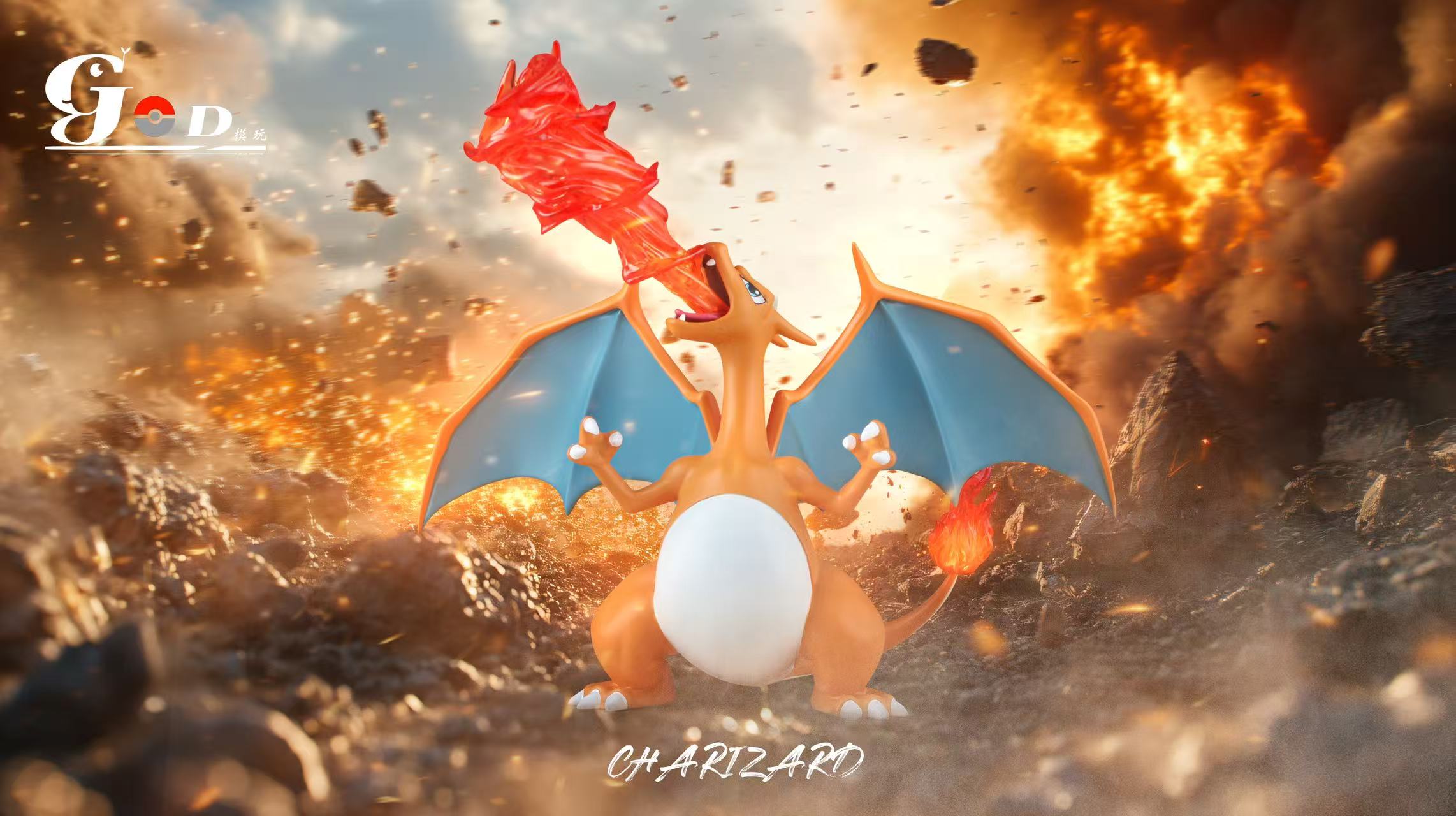 INST God Studio - Pokémon Charizard 1/20 Statue(GK)-