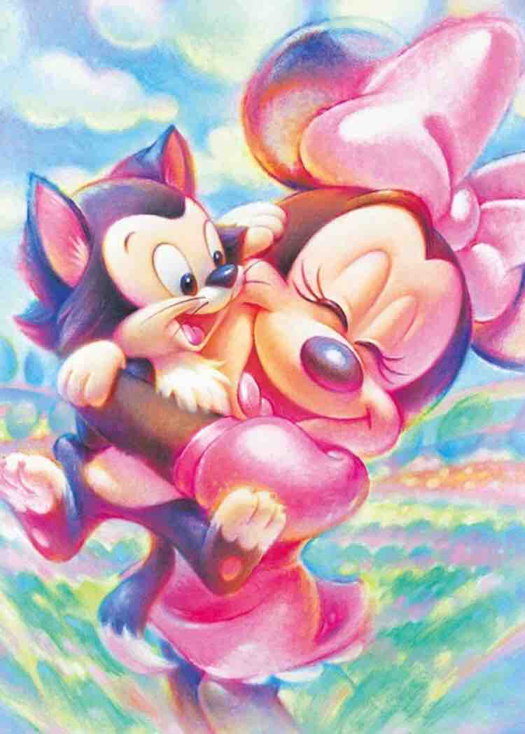 

Minnie Mouse & Figaro – Paint By Numbers - 40*50CM, 501 Original