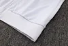 Joyfball 2024/2025 Real Madrid Long Zipped Jacket white Retro version Soccer Jersey 1:1 Thai Quality 