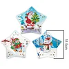 3pcs Weihnachten hängende Sternlichter - 5d DIY Craft Lampe