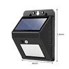 20 LED Outdoor Solar Wall Lighting Courtyard Porch Fence Street Light Lamp