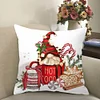Christmas Gnome-11CT Stamped Cross Stitch Pillowcase 45*45cm/17.72*17.72in