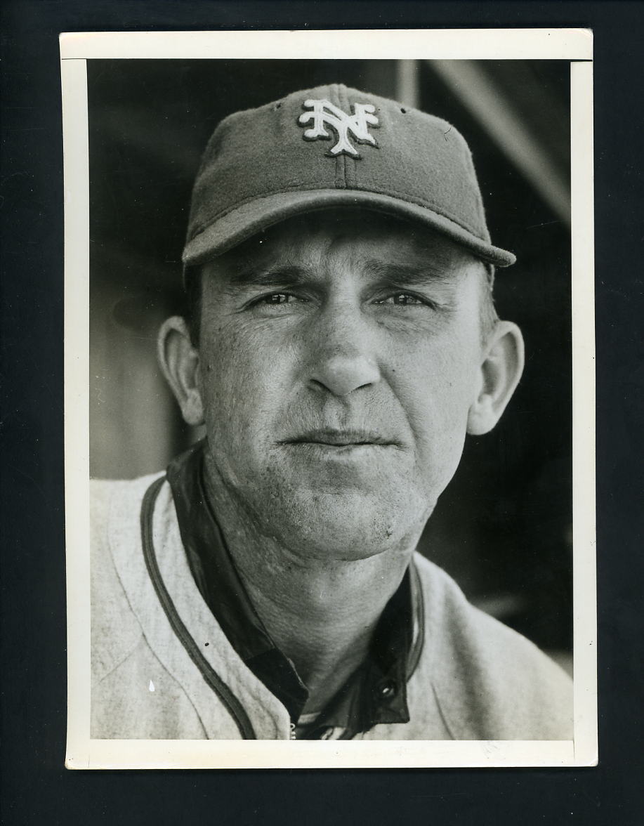 Jo-Jo Moore Type 1 Press Photo Poster painting USED for his 1941 Double Play # 29 30 NY Giants