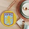 6 Stück Aston Villa FC DIY Diamond Painting Untersetzer Kits mit Halter für Erwachsene