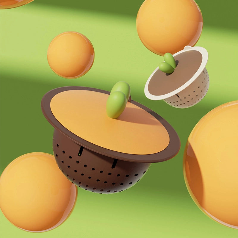 Casual Cartoon Style Minimalist Geometric TPR Floor Drain Cover 1 Piece