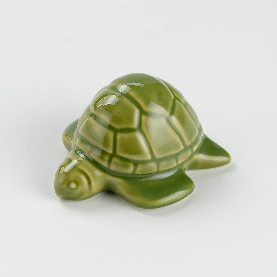  2 Sea Turtle Porcelain Toilet Bolt Covers