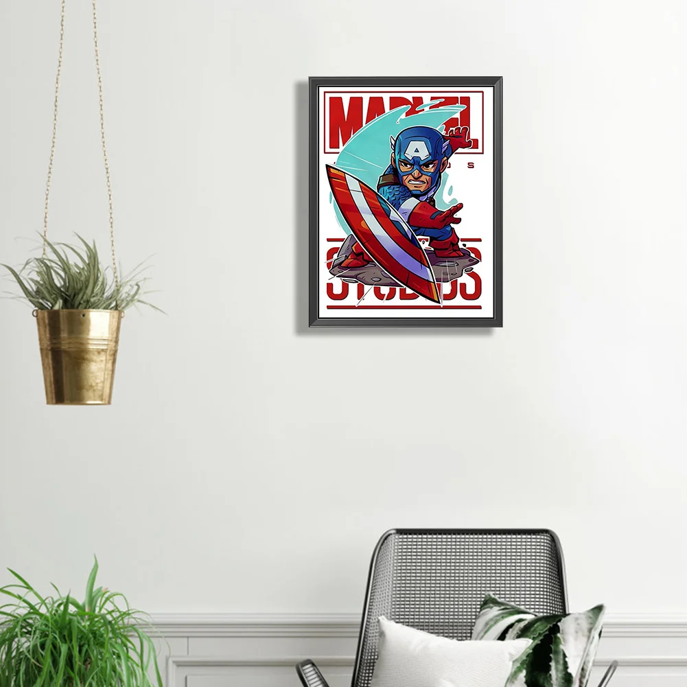 Full Square Diamond Painting 35*45cm - Superhero