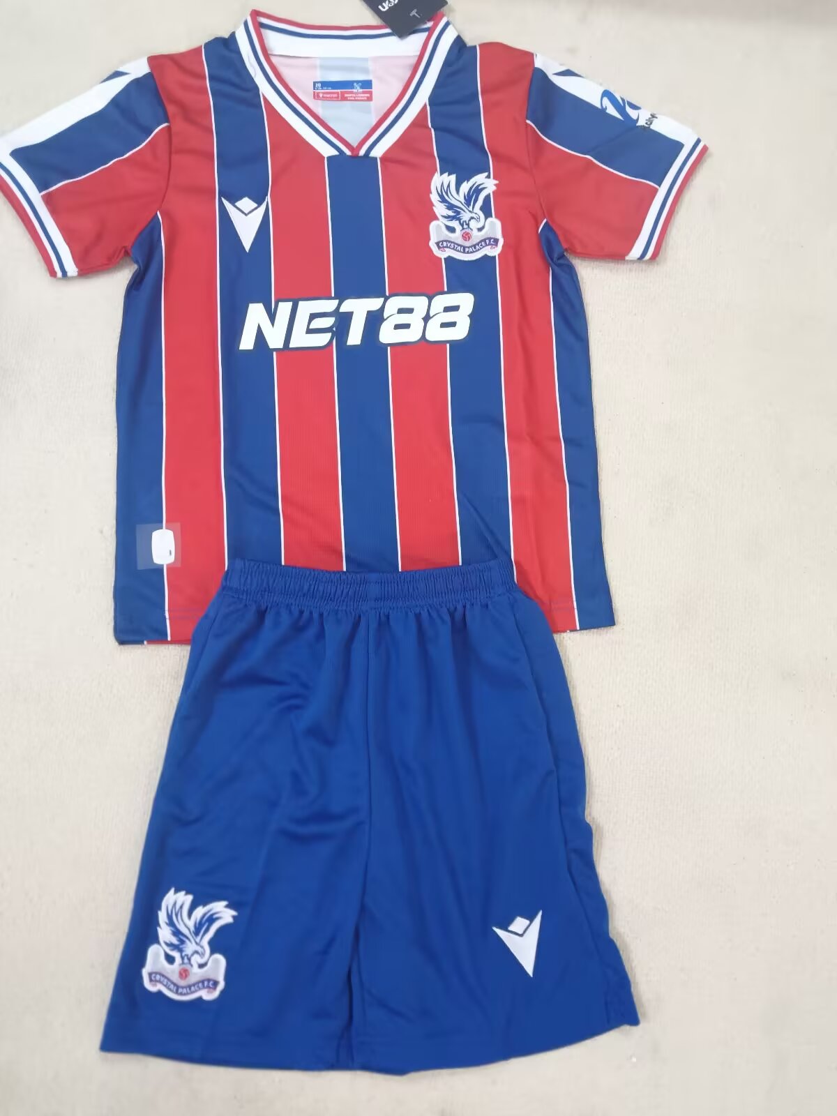2025/2026 Kids Size Crystal Palace Home Football Shirt