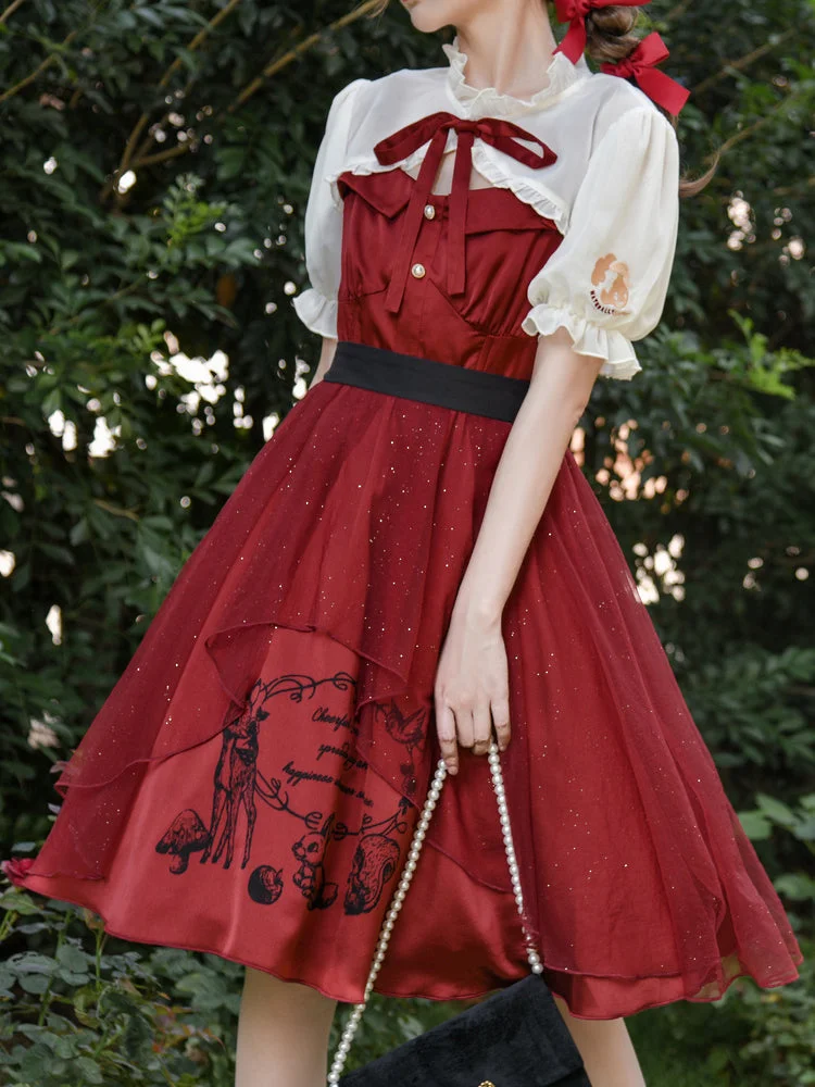 Snow White Outerwear&Red Dress BE876