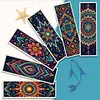 Boho Mandala-14CT Stamped Cross Stitch Bookmark Single-Sided 30x50cm