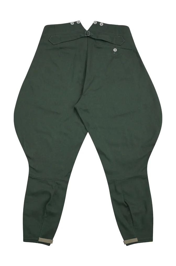  Wehrmacht/Elite Officer Summer HBT Reed Green Breeches German-Uniform